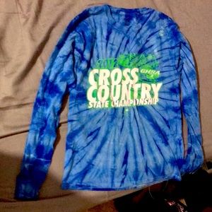 blue tie dye 2012 cross country state championship